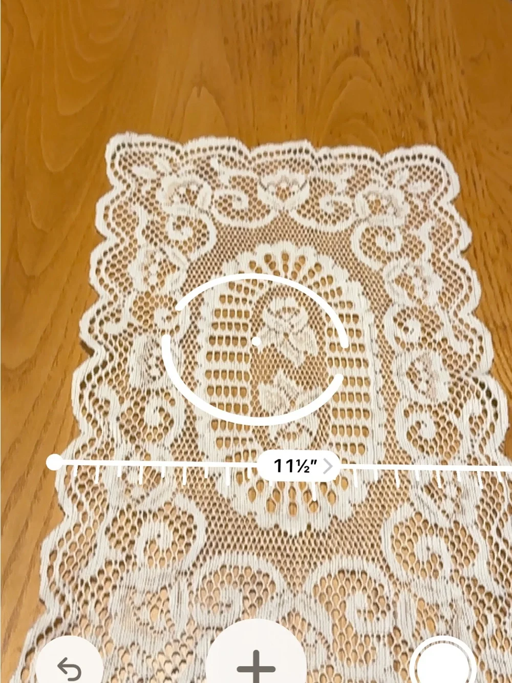 White Lace Crochet Table Runner - Elegant Home Dining Accent